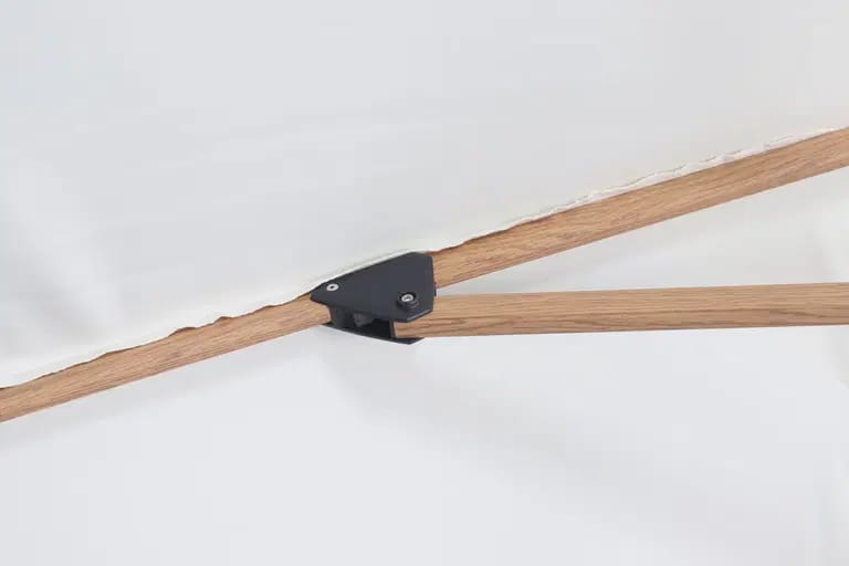 Rio de-luxe Parasoll Ø3 m - Beige - Hagemøbler & utemiljø - Solbeskyttelse - Parasoller - Hengeparasoll