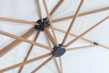 Rio de-luxe Parasoll Ø3 m - Beige - Hagemøbler & utemiljø - Solbeskyttelse - Parasoller - Hengeparasoll