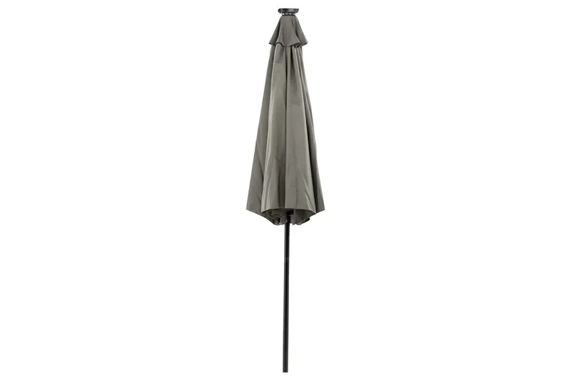 Sabal Parasoll 270 cm med LED - Grå - Hagemøbler & utemiljø - Solbeskyttelse - Parasoller
