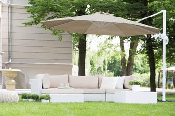 Savona Parasoll 240 cm - Beige - Hagemøbler & utemiljø - Solbeskyttelse - Parasoller - Hengeparasoll