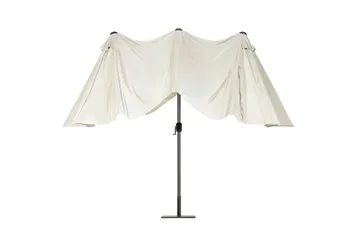 Sibilla Parasoll 247 cm - Beige - Hagemøbler & utemiljø - Solbeskyttelse - Parasoller