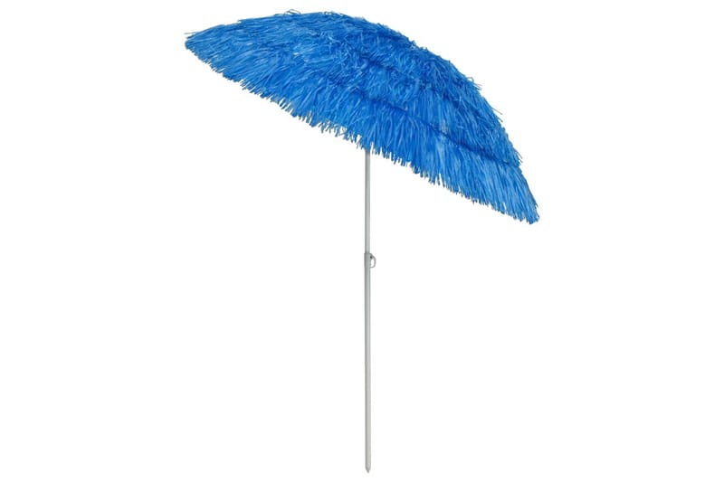 Strandparasoll blå 180 cm - Blå - Parasoller