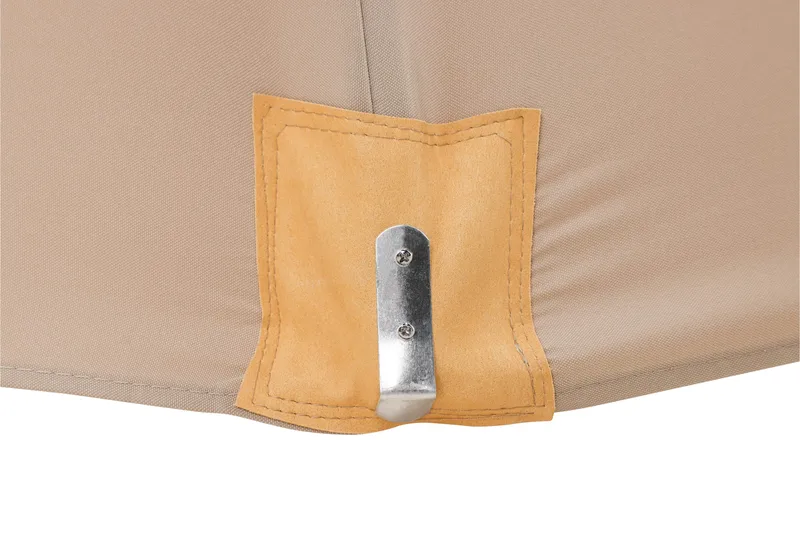 Naxos Parasoll - Brun - Hagemøbler & utemiljø - Solbeskyttelse - Parasoller - Strandparasoll