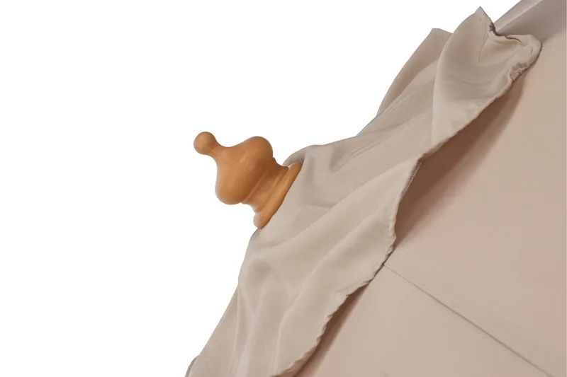 Naxos Parasoll - Brun - Hagemøbler & utemiljø - Solbeskyttelse - Parasoller - Strandparasoll