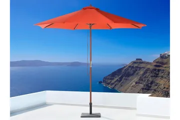 Tuscany Ii Parasoll 254 cm - Rød - Hagemøbler & utemiljø - Solbeskyttelse - Parasoller