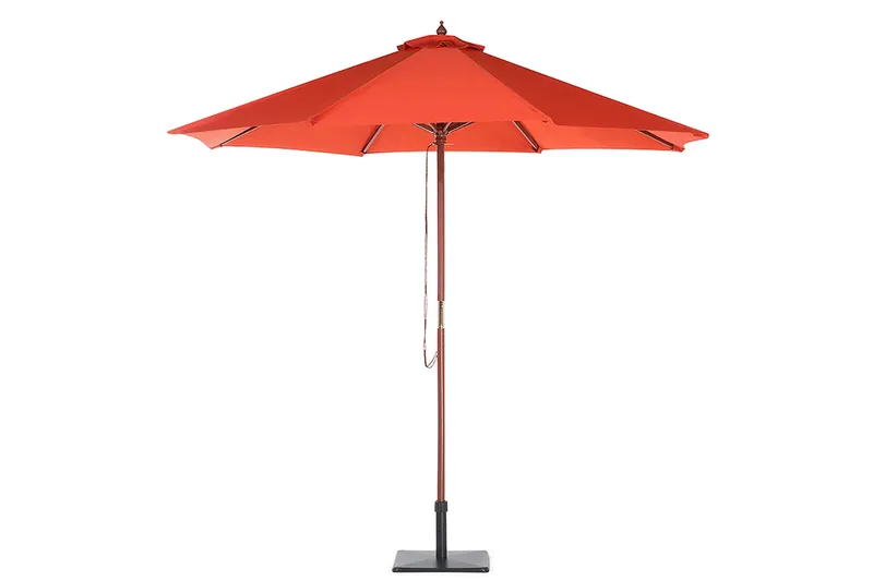 Tuscany Ii Parasoll 254 cm - Rød - Hagemøbler & utemiljø - Solbeskyttelse - Parasoller