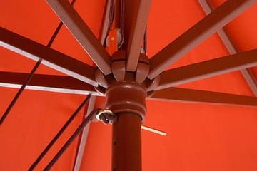 Tuscany Ii Parasoll 254 cm - Rød - Hagemøbler & utemiljø - Solbeskyttelse - Parasoller