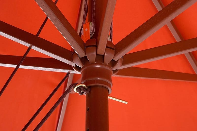 Tuscany Ii Parasoll 254 cm - Rød - Hagemøbler & utemiljø - Solbeskyttelse - Parasoller