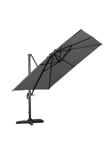 Vienna stort hengeparasoll 3 m i aluminium - Svart - Hagemøbler & utemiljø - Solbeskyttelse - Parasoller - Hengeparasoll