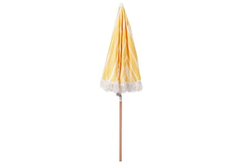 Parasolll Teulon 150 cm - Gul/Hvit/Lys Brun - Hagemøbler & utemiljø - Solbeskyttelse - Parasoller