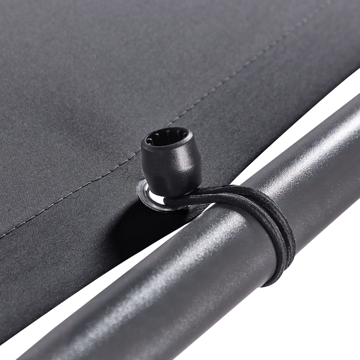 Paviljong Aventine 300 cm Stål - Grå/Svart - Hagemøbler & utemiljø - Solbeskyttelse - Pergola