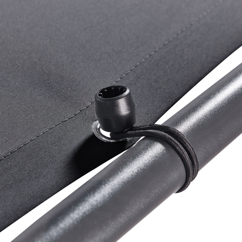 Paviljong Aventine 300 cm Stål - Grå/Svart - Hagemøbler & utemiljø - Solbeskyttelse - Pergola