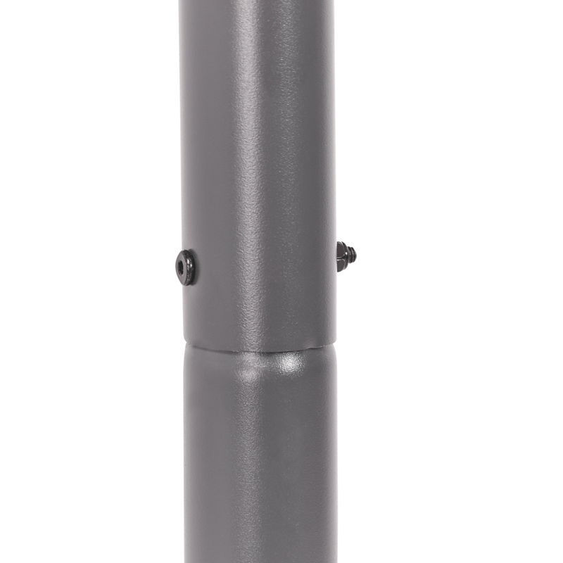 Paviljong Aventine 300 cm Stål - Grå/Svart - Hagemøbler & utemiljø - Solbeskyttelse - Pergola