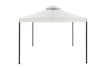 Bermuda komplett paviljong inkl. tak og vegger 3x3 m – Offwhite - Hagemøbler & utemiljø - Solbeskyttelse - Paviljong - Komplett paviljong