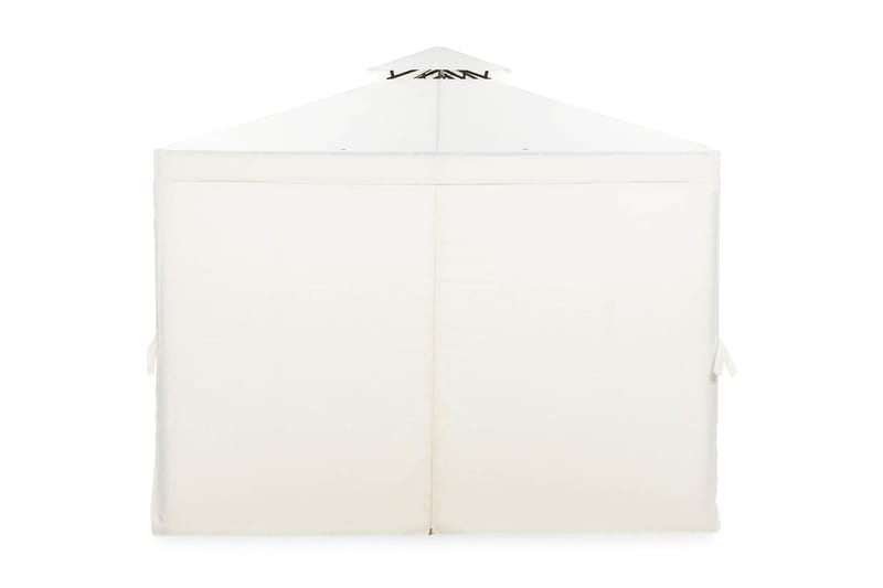 Bermuda komplett paviljong inkl. tak og vegger 3x4 m – Offwhite - Hagemøbler & utemiljø - Solbeskyttelse - Paviljong - Komplett paviljong