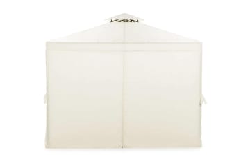 Bermuda komplett paviljong inkl. tak og vegger 3x4 m – Offwhite - Hagemøbler & utemiljø - Solbeskyttelse - Paviljong - Komplett paviljong