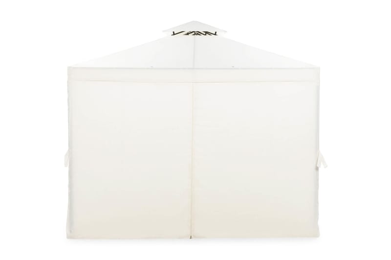 Bermuda komplett paviljong inkl. tak og vegger 3x3 m – Offwhite - Hagemøbler & utemiljø - Solbeskyttelse - Paviljong - Komplett paviljong