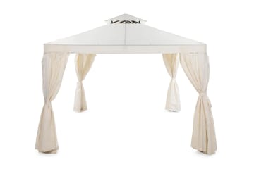 Bermuda Paviljong uten Vegger 300x400 cm inkl. Myggnett - Offwhite - Hagemøbler & utemiljø - Solbeskyttelse - Paviljong