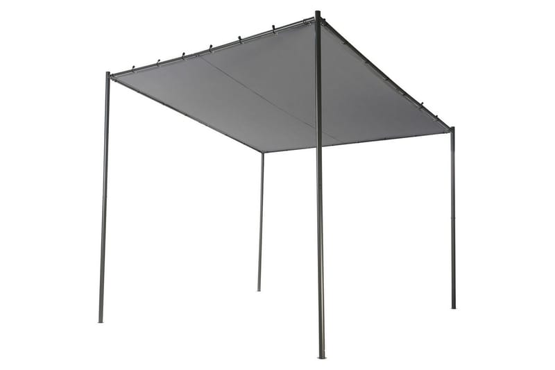 Hagepergola Vimino - Grå, svart - Hagemøbler & utemiljø - Solbeskyttelse - Pergola