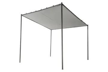 Hagepergola Vimino - Grå - Hagemøbler & utemiljø - Solbeskyttelse - Pergola