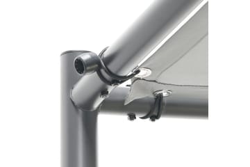 Hagepergola Vimino - Grå - Hagemøbler & utemiljø - Solbeskyttelse - Paviljong - Komplett paviljong