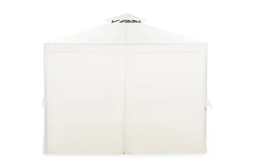 Bermuda komplett paviljong inkl. tak og vegger 3x3 m - Offwhite - Hagemøbler & utemiljø - Solbeskyttelse - Paviljong - Komplett paviljong
