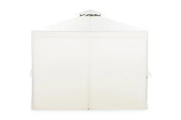 Bermuda Komplett Paviljong 3x4 m - Inkl. Vegger Naturhvit - Hagemøbler & utemiljø - Solbeskyttelse - Paviljong - Komplett paviljong