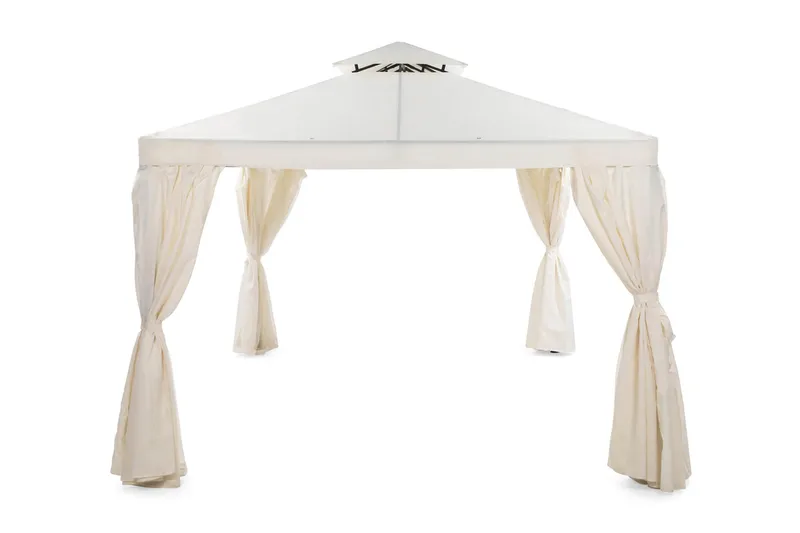Bermuda Komplett Paviljong 3x3 m - NaturHvit - Hagemøbler & utemiljø - Solbeskyttelse - Paviljong - Komplett paviljong