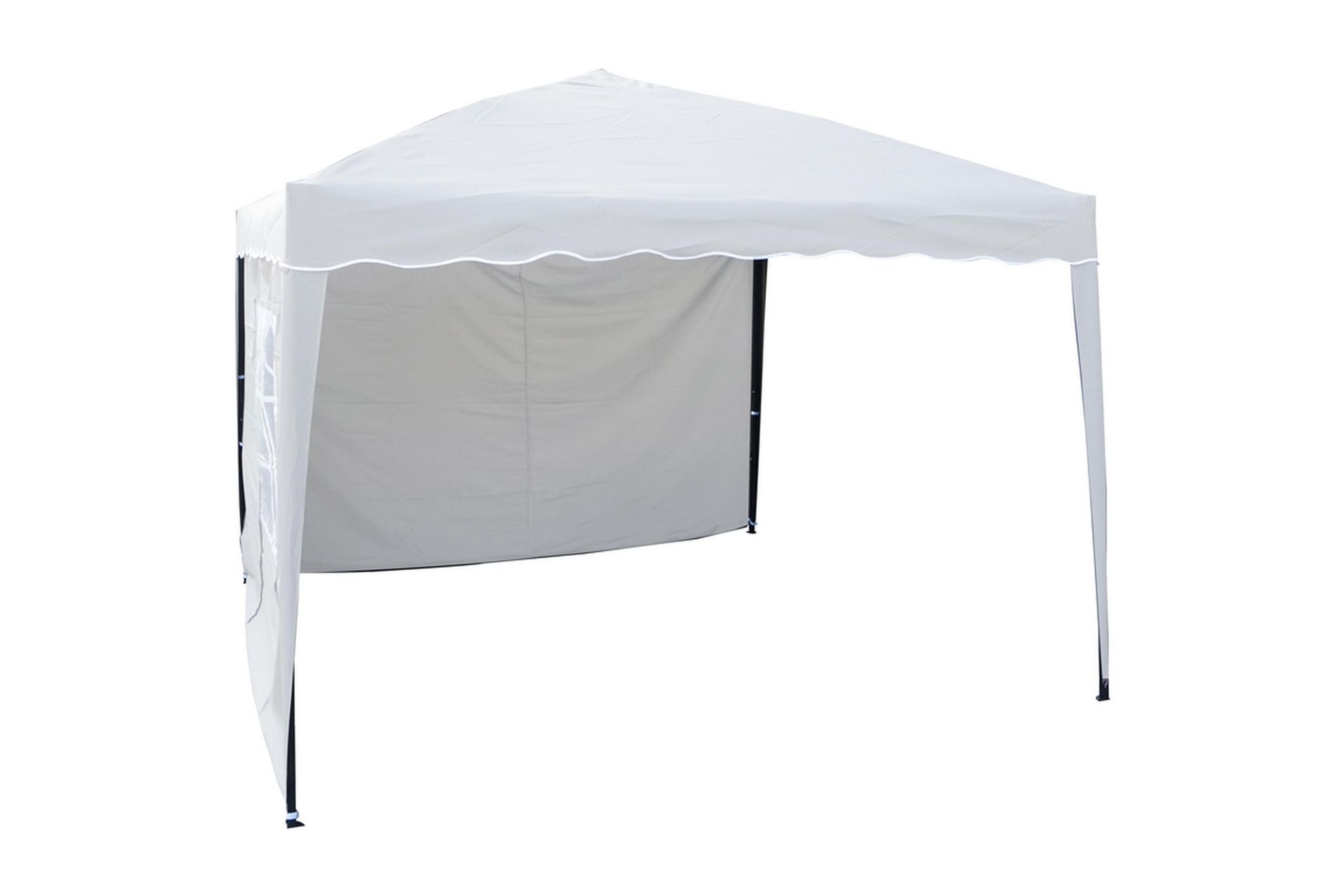 Easy Up Paviljong 295x295 cm - Hvit - Hagemøbler & utemiljø - Solbeskyttelse - Paviljong - Komplett paviljong