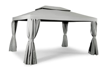 Hillerstorp Luxor komplett paviljong 305 cm grå - Grå - Hagemøbler & utemiljø - Solbeskyttelse - Paviljong - Komplett paviljong