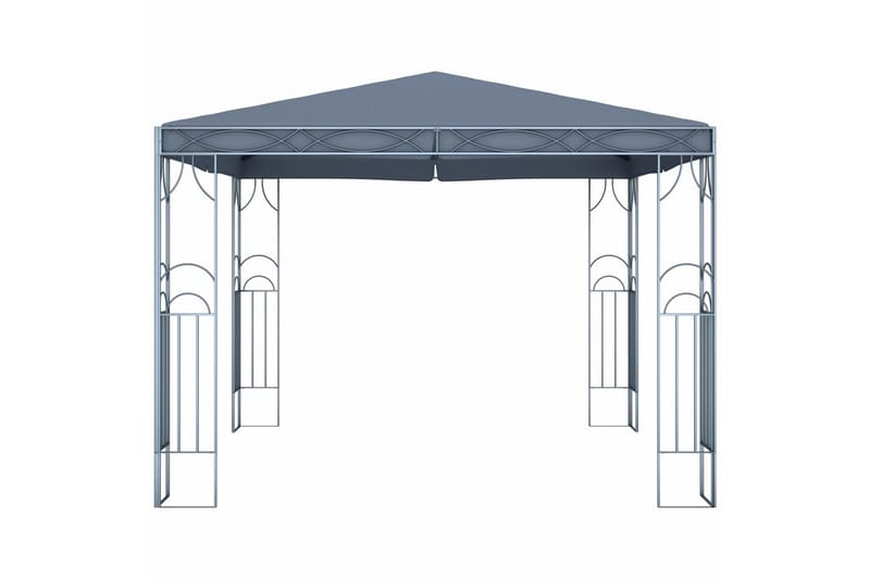 Paviljong 300x300 cm antrasitt - Komplett paviljong