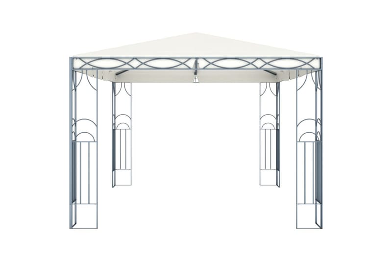 Paviljong 400x300 cm kremhvit -   - Komplett paviljong