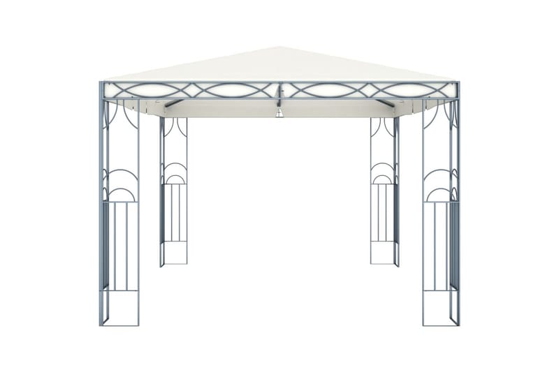 Paviljong 400x300 cm kremhvit - Komplett paviljong