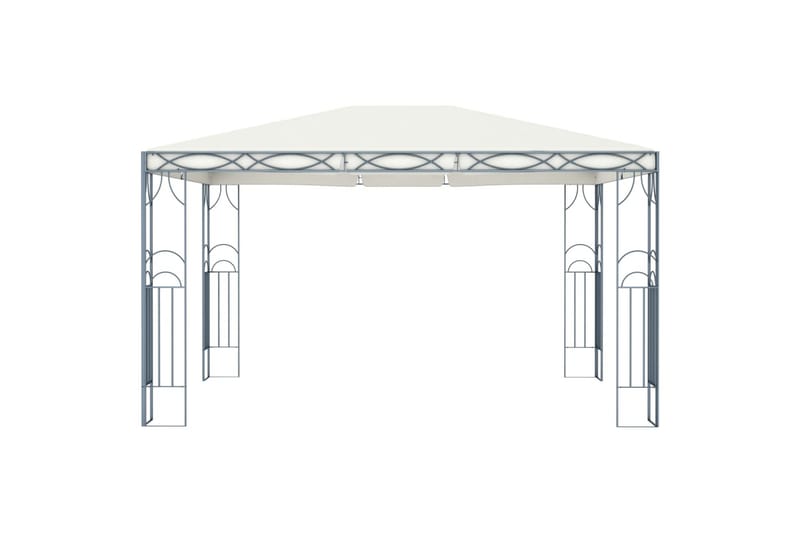 Paviljong 400x300 cm kremhvit -   - Komplett paviljong