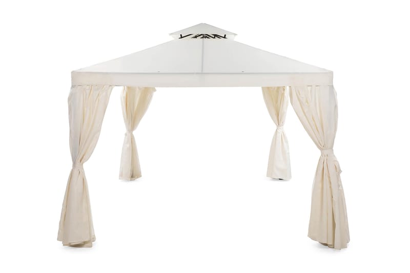 Paviljong uten Vegger Bermuda 300x300 cm inkl. Myggnett - Offwhite - Hagemøbler & utemiljø - Solbeskyttelse - Paviljong