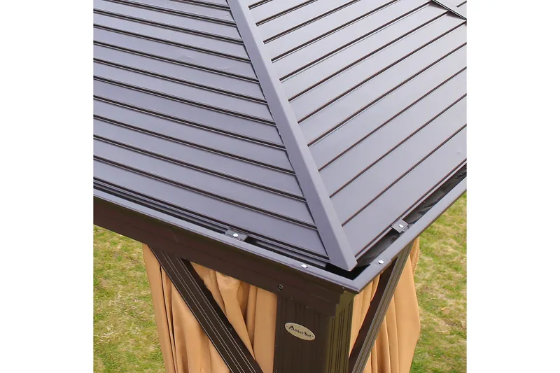 Sunsetia Paviljong 300x400x270 cm - Brun/Beige - Hagemøbler & utemiljø - Solbeskyttelse - Paviljong - Komplett paviljong