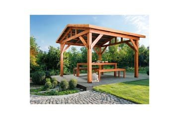 Lysthus Secchia - Hagemøbler & utemiljø - Solbeskyttelse - Paviljong - Komplett paviljong