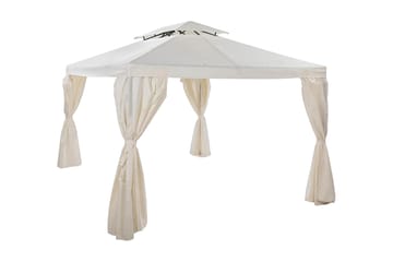 Paviljong Bermuda uten Vegger 300x400 cm inkl. Myggnett - Offwhite - Hagemøbler & utemiljø - Solbeskyttelse - Paviljong