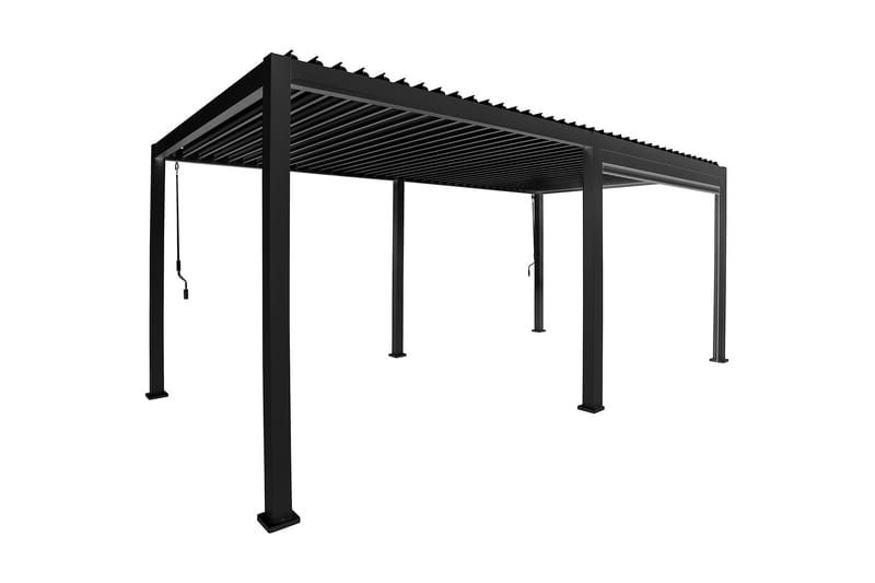 Paviljong Mirador 3x6xH2,5m Mørkegrå - Paviljong