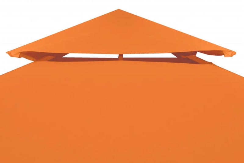 Erstatningstrekk for paviljong 310 g/m² terrakotta 3 x 3 m - Orange - Paviljongtak