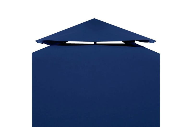 Lysthus dekke baldakin erstatning 310 g/ m² mørk blå 3 x 3 m - Blå - Paviljongtak