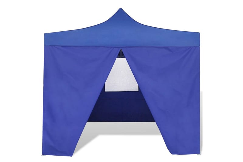 Sammenleggbart telt med 4 vegger 3 x 3 m blå - Blå - Paviljongtak