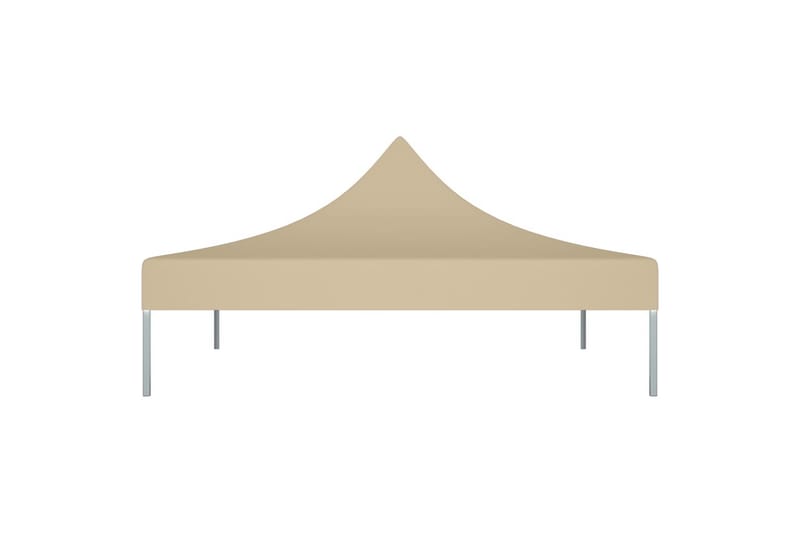 Teltduk for festtelt 3x3 m beige 270 g/m² - Beige - Paviljongtak