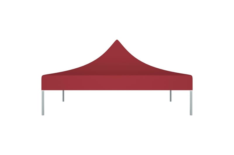 Teltduk for festtelt 3x3m burgunder 270 g/m² - Rød - Paviljongtak