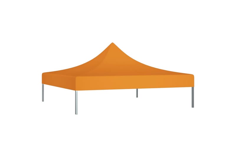 Teltduk for festtelt 3x3m oransje 270 g/m² - Oransj - Paviljongtak