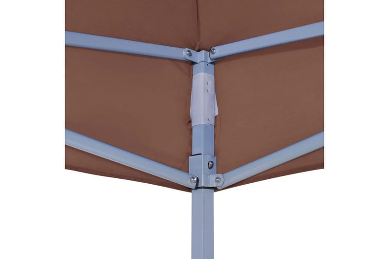 Teltduk for festtelt 4x3 m brun 270 g/m² - Brun - Paviljongtak