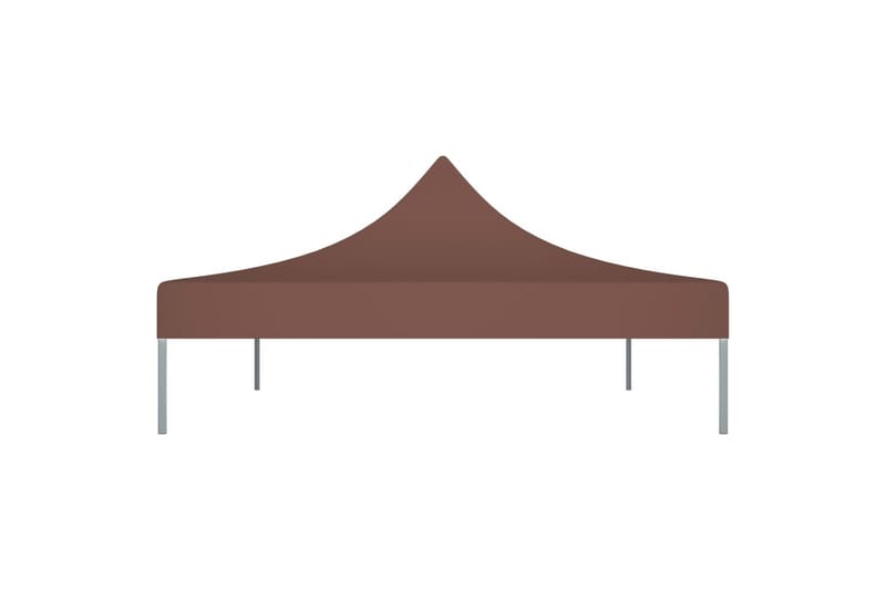 Teltduk for festtelt 4x3 m brun 270 g/m² - Brun - Paviljongtak