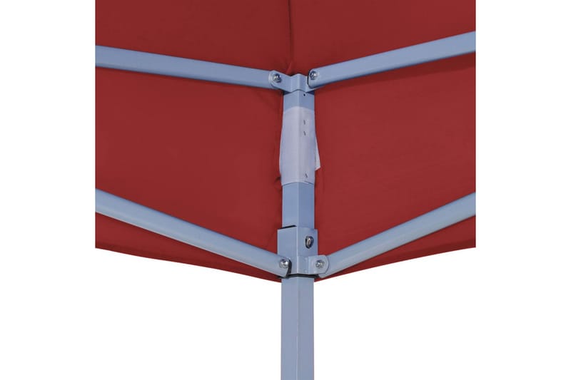 Teltduk for festtelt 4x3 m burgunder 270 g/m² - Rød - Paviljongtak