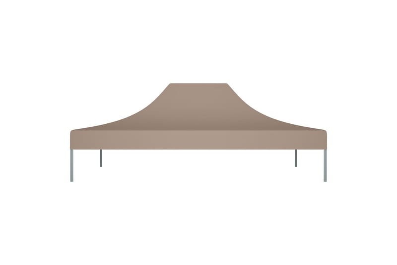 Teltduk for festtelt 4x3 m gråbrun 270 g/m² - Taupe - Paviljongtak