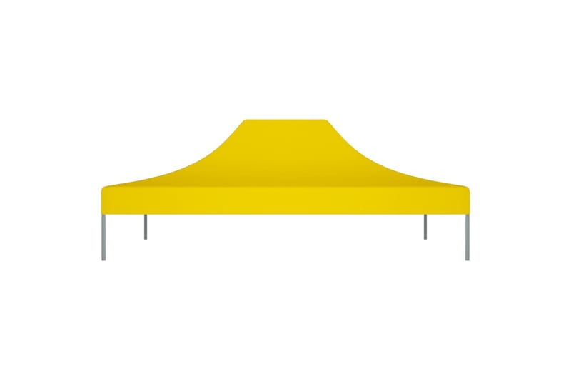Teltduk for festtelt 4x3 m gul 270 g/m² - Gul - Paviljongtak